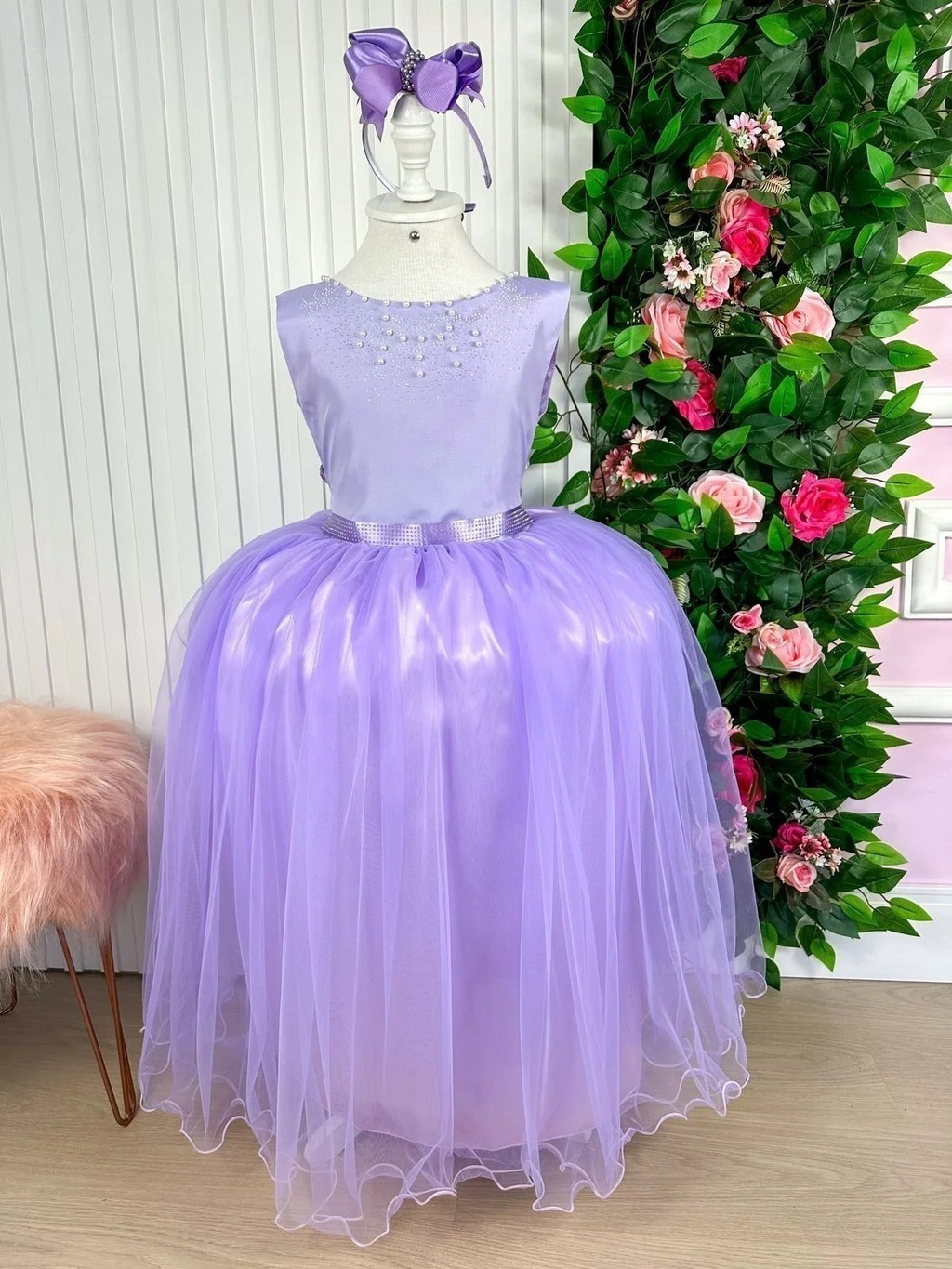 Vestido Cinderela Frozen Infantil de Princesa Daminha Formatura Aniversário