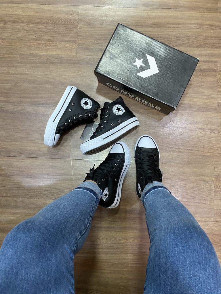 Tênis Converse Chuck Taylor All Star Plataforma Preto - EQUIPAGE