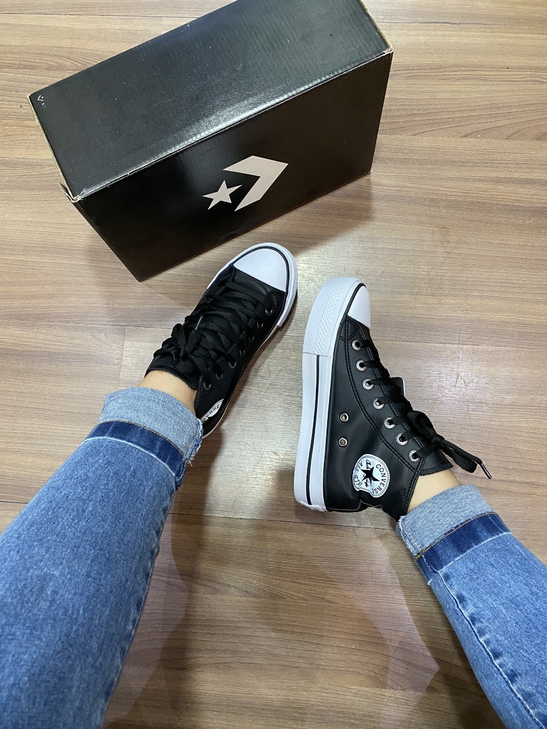 Tênis Converse Chuck Taylor All Star Plataforma Preto - EQUIPAGE