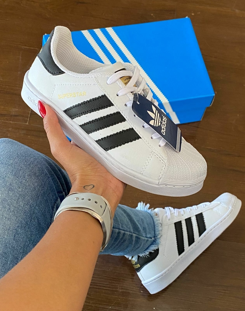 TENIS ADIDAS SUPER STAR BRANCO - EXCLUSIVE OUTLET