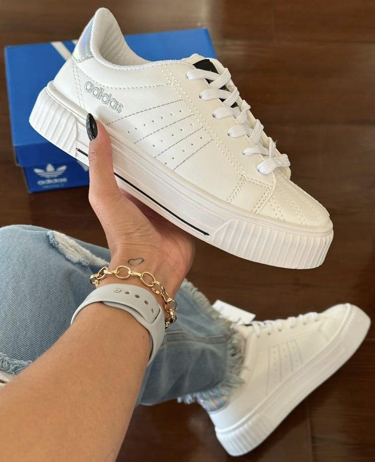 Tênis Casual Tênis adidas Originals Superstar Branco - Compre Agora