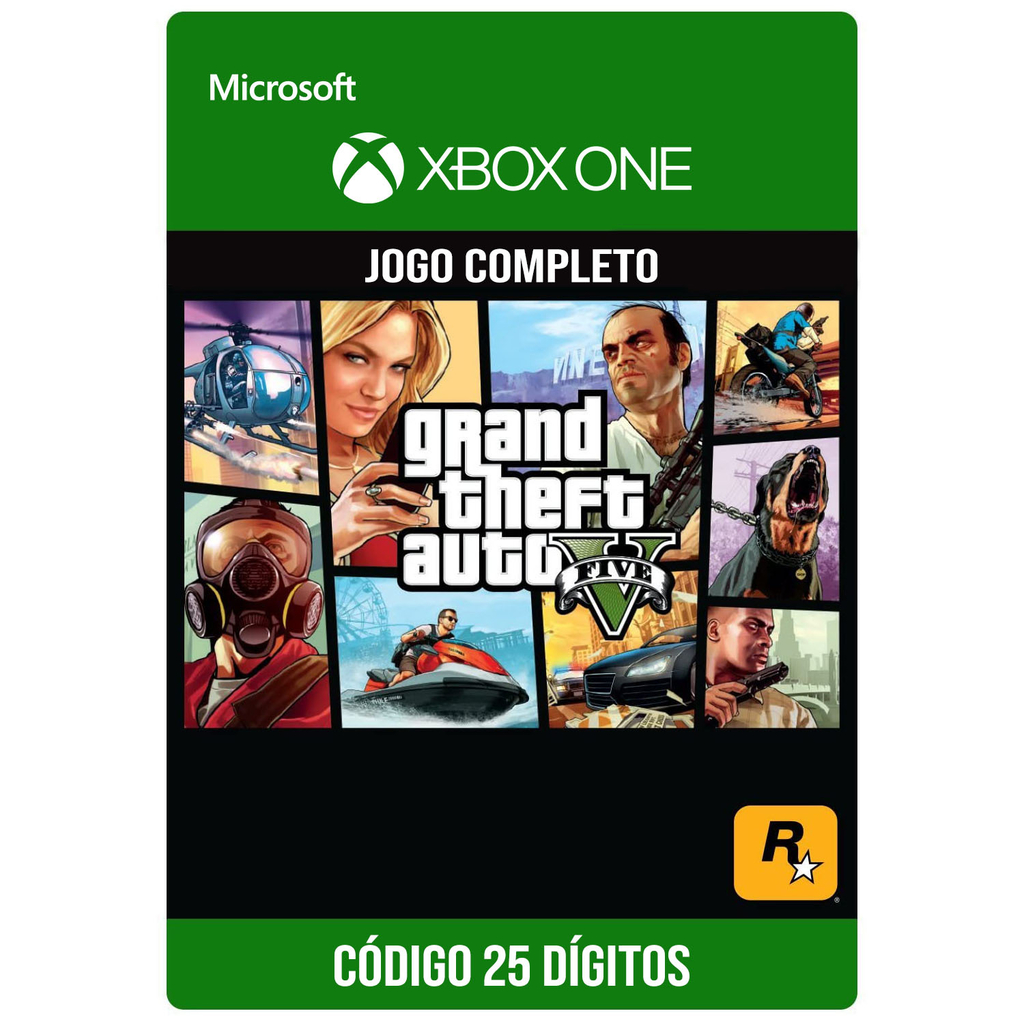 Grand Theft Auto V: Edição Premium - Xbox One - Cód 25 Digitos