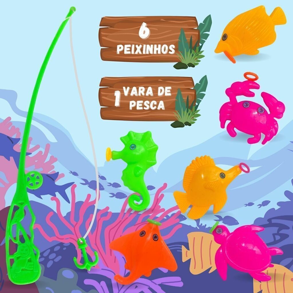 Brinquedo De Pescaria Diversão Dia De Pesca Toca Música