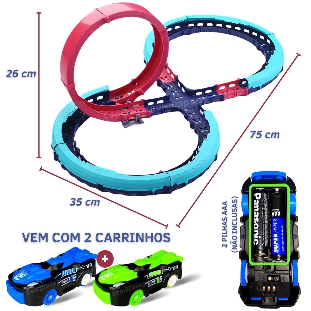 Pista De Carrinhos Veloz Mini Cidade Ponte + Carrinho