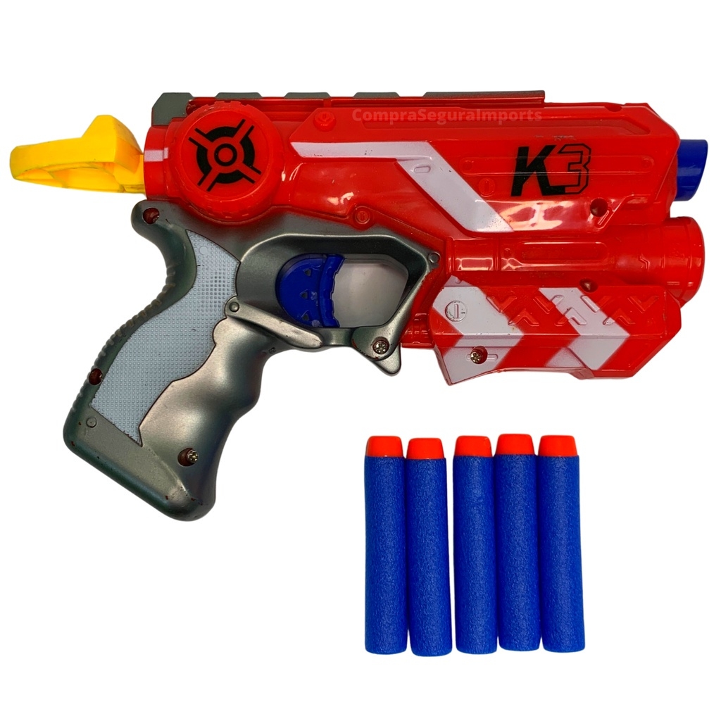 Pistola de Brinquedo Lançador de Dardos Arminha de Brinquedo