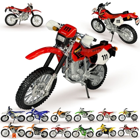 Moto de Brinquedo Motocross 28cm Moto de Trilha Infantil - Europio