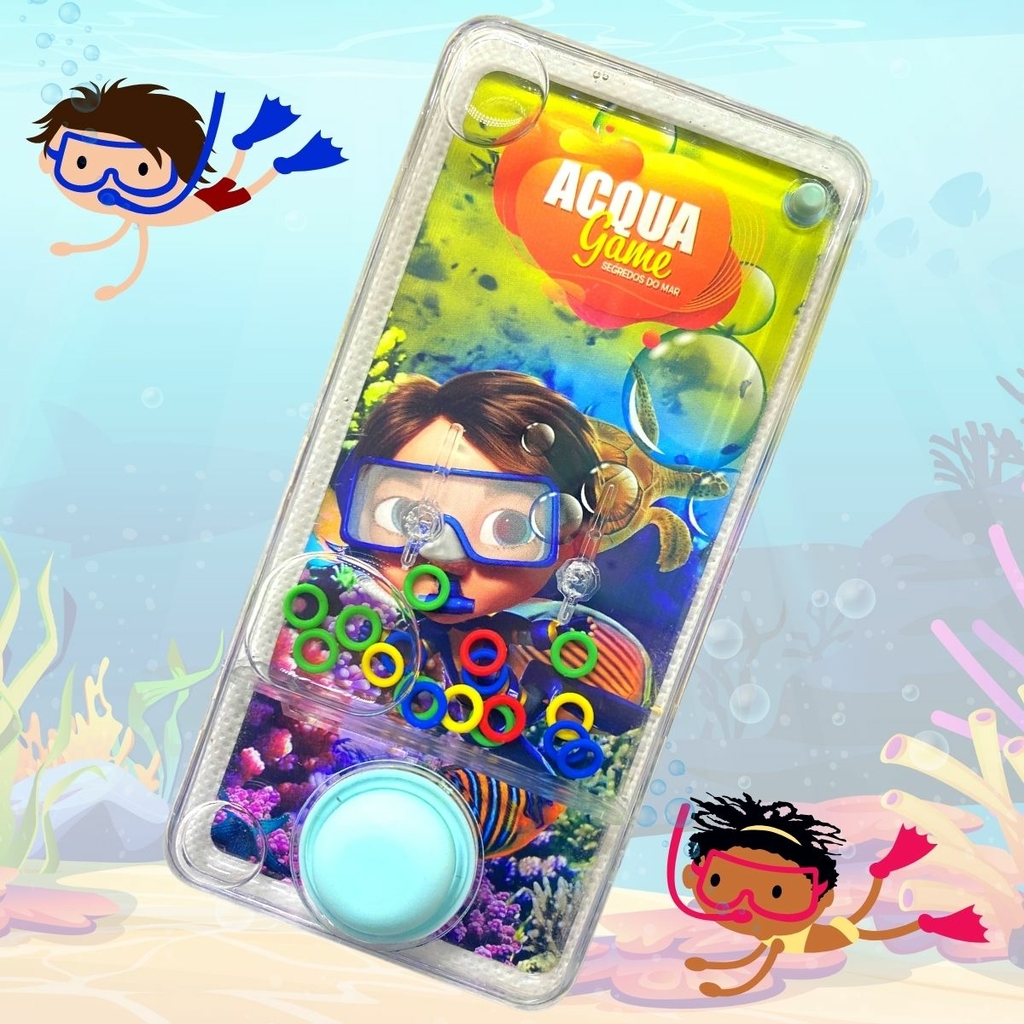 Water Mini Game Aquaplay Brinquedo Lança Argolas Água Plastico (Dinossauro  1)