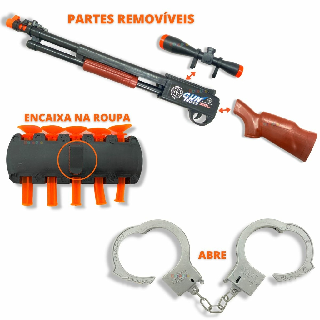 Arma de brinquedo realista para armas dardos automática Rifle Sniper  Blaster espuma