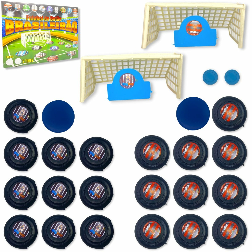 FUTEBOL DE BOTAO C/ 2JOGOS-MINI TOYS