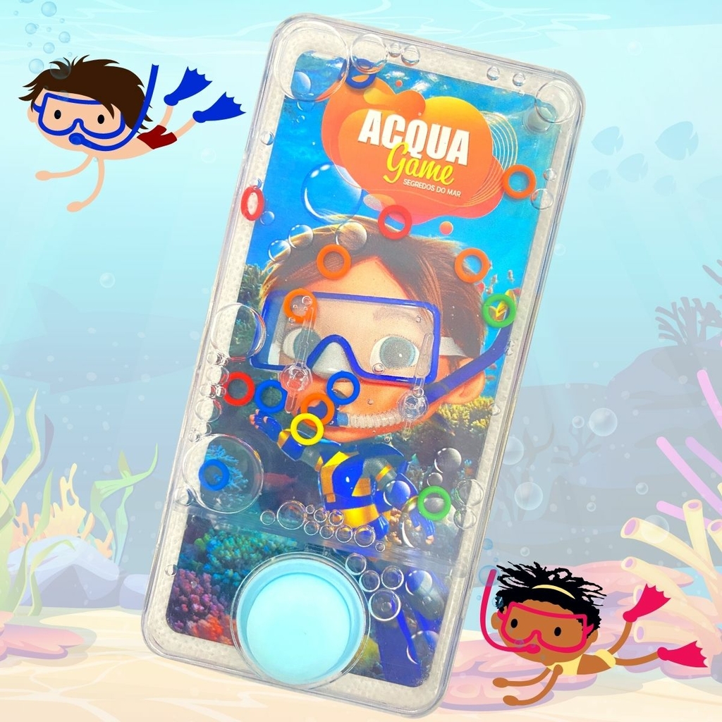 Water Mini Game Aquaplay Brinquedo Lança Argolas Água Plastico (Dinossauro  1)