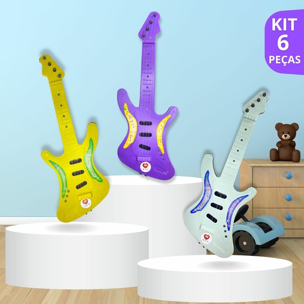 Descubra a Diversão Musical com Nossa Guitarrinha de Plástico Infant