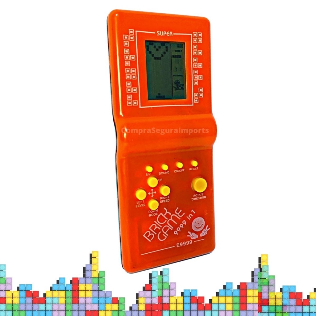 Mini Game Apollo Super Brick Game 1 32 IN 1 Antigo, funcionando, usado.