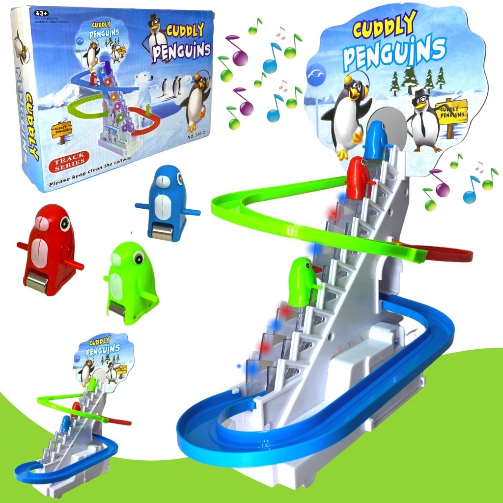 Jogo Pinguim Race com Luz e Som Braskit - Up Brinquedos