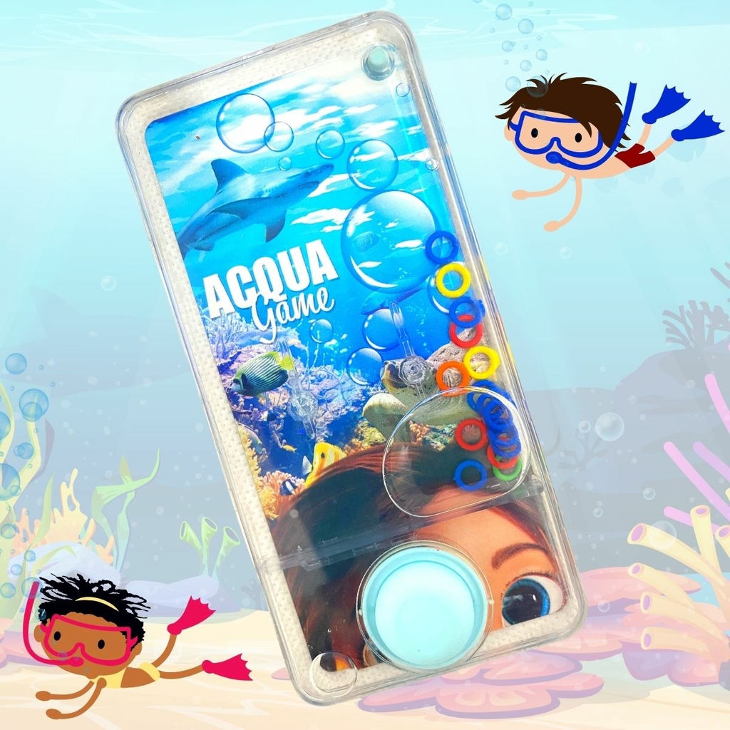 Aquaplay Celular Jogo Brinquedo Argola Infantil C/ 2 Pçs em