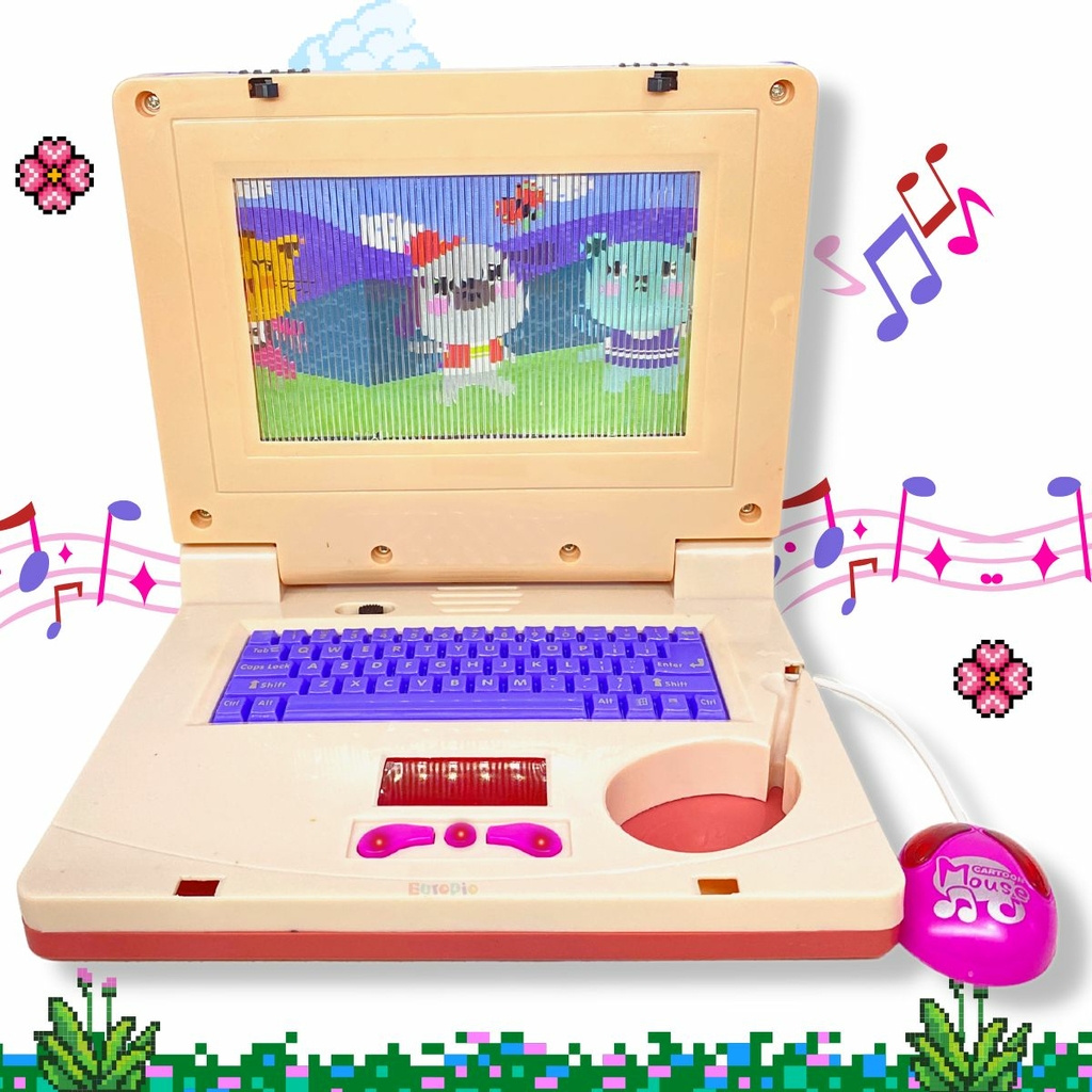 Brinquedo Laptop Notebook Infantil Musical Com Som E Luzes Jogos