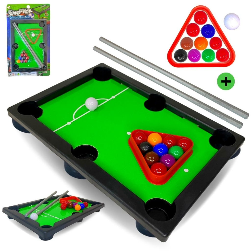 Jogo Sinuca Jogo Mini Mesa De Bilhar Snooker Sinuca Brinquedo Completo