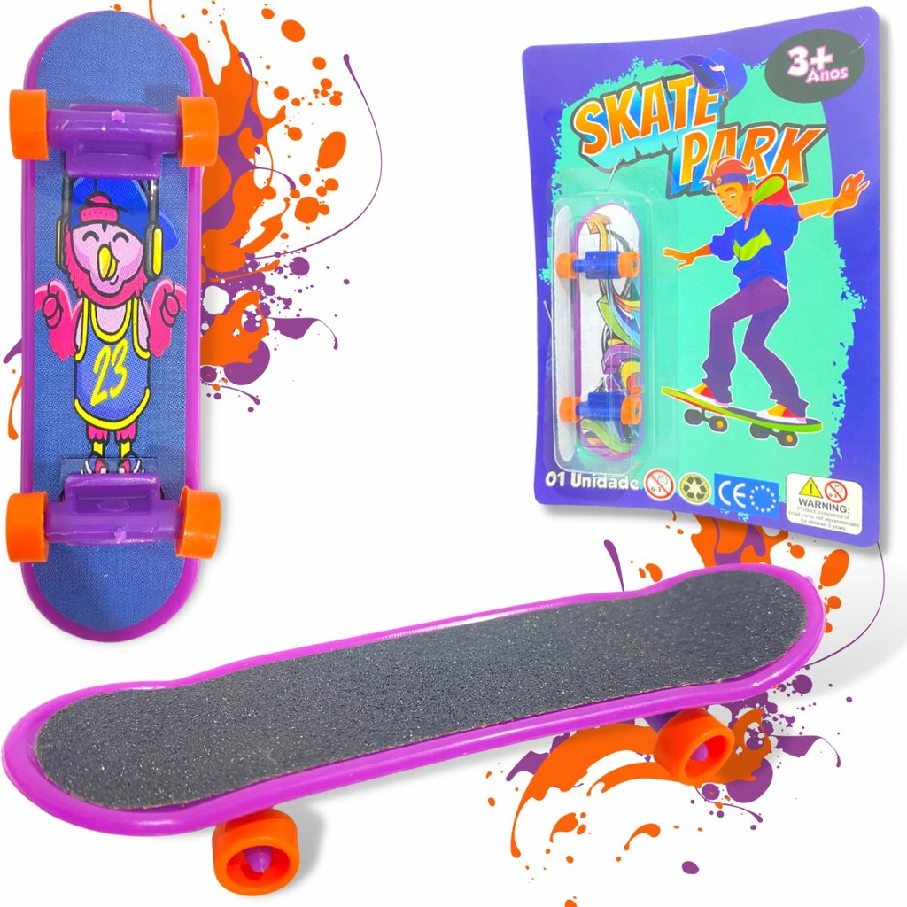 2 Unid Skate De Dedo Brinquedo Infantil Radical Kit Festa FingerBord