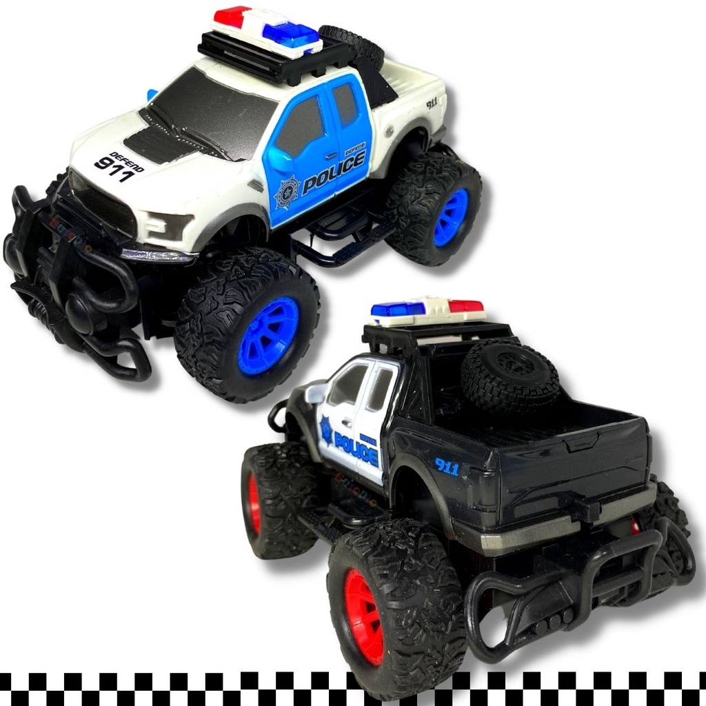 Carrinho De Controle Remoto 4x4 Monster Truck Policia - Azul - Alfabay -  Cubo Mágico - Quebra Cabeças - A loja de Profissionais e Colecionadores!