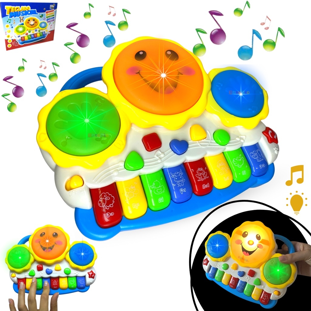 Brinquedo Educativo Piano Didático Teclado Infantil