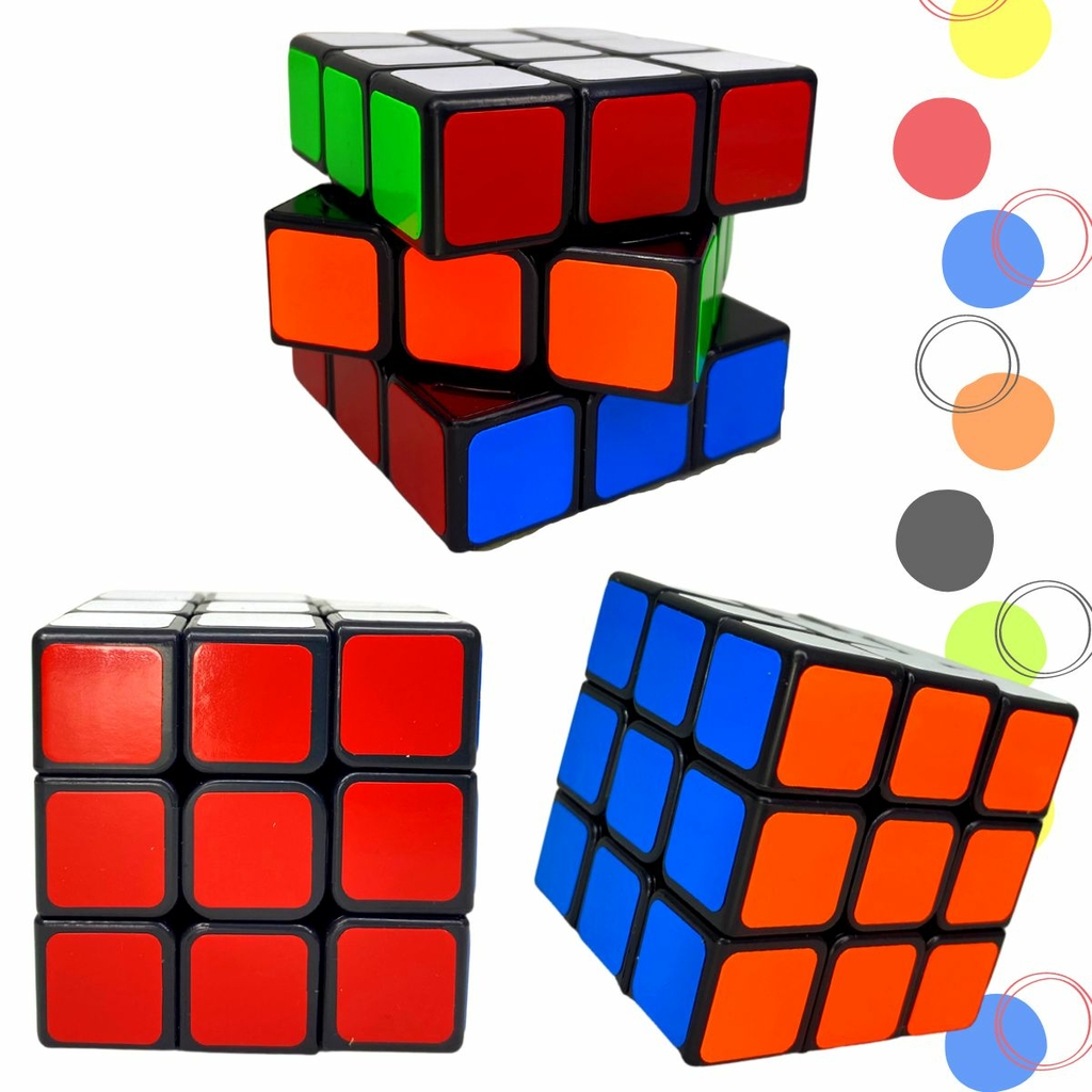 Kit Cubo Mágico 2x2 + Cubo Mágico 3x3 Profissional