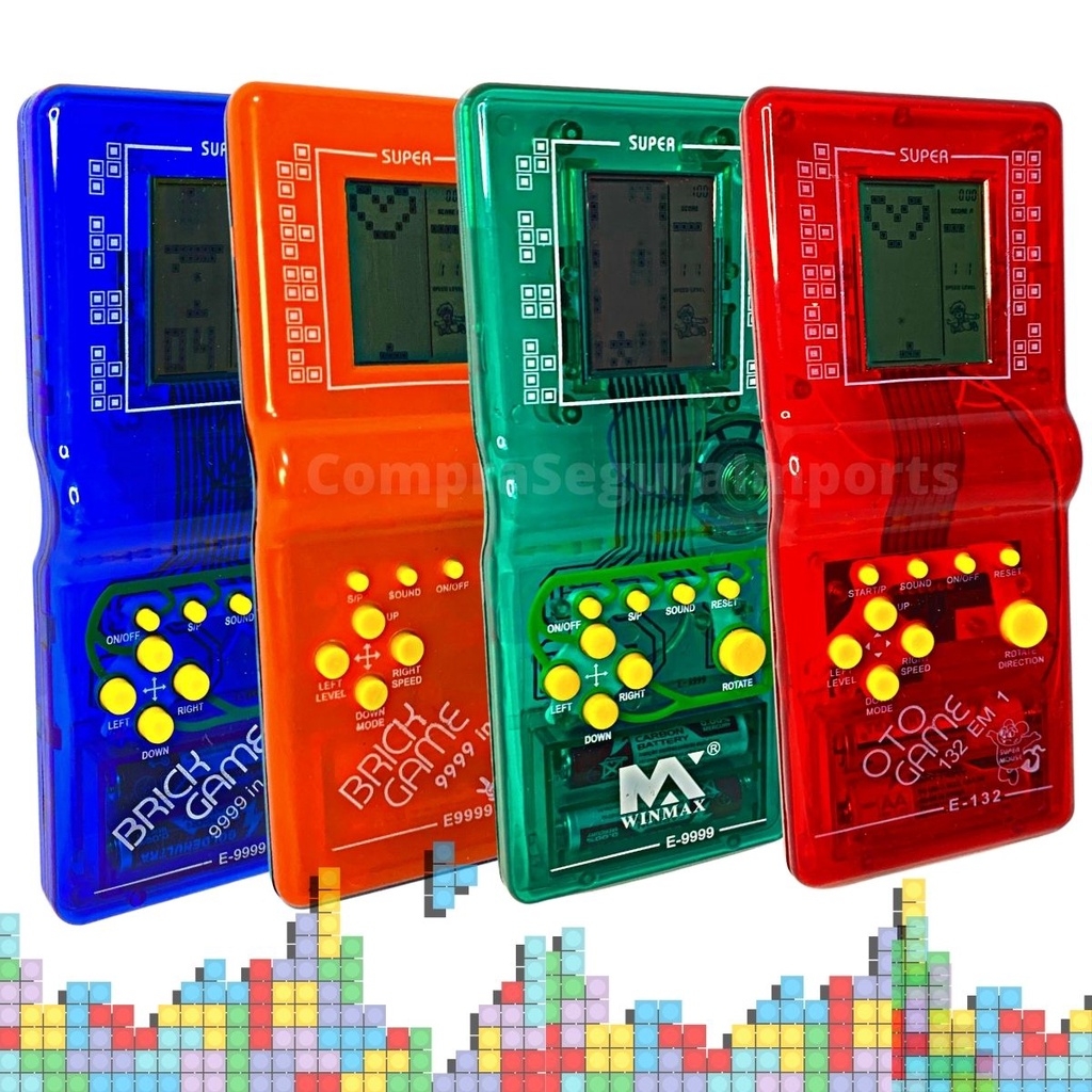 Super Mini Game Portátil 9999 Em 1 Clássico Colors