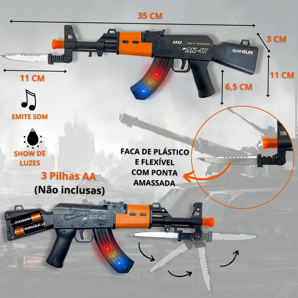 Ak 47 de brinquedo: Com o melhor preço