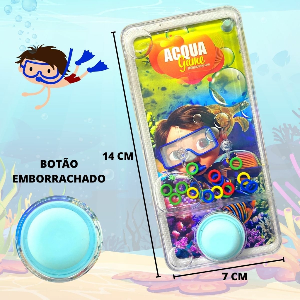 Aquaplay Celular Jogo Brinquedo Argola Infantil C/ 2 Pçs em