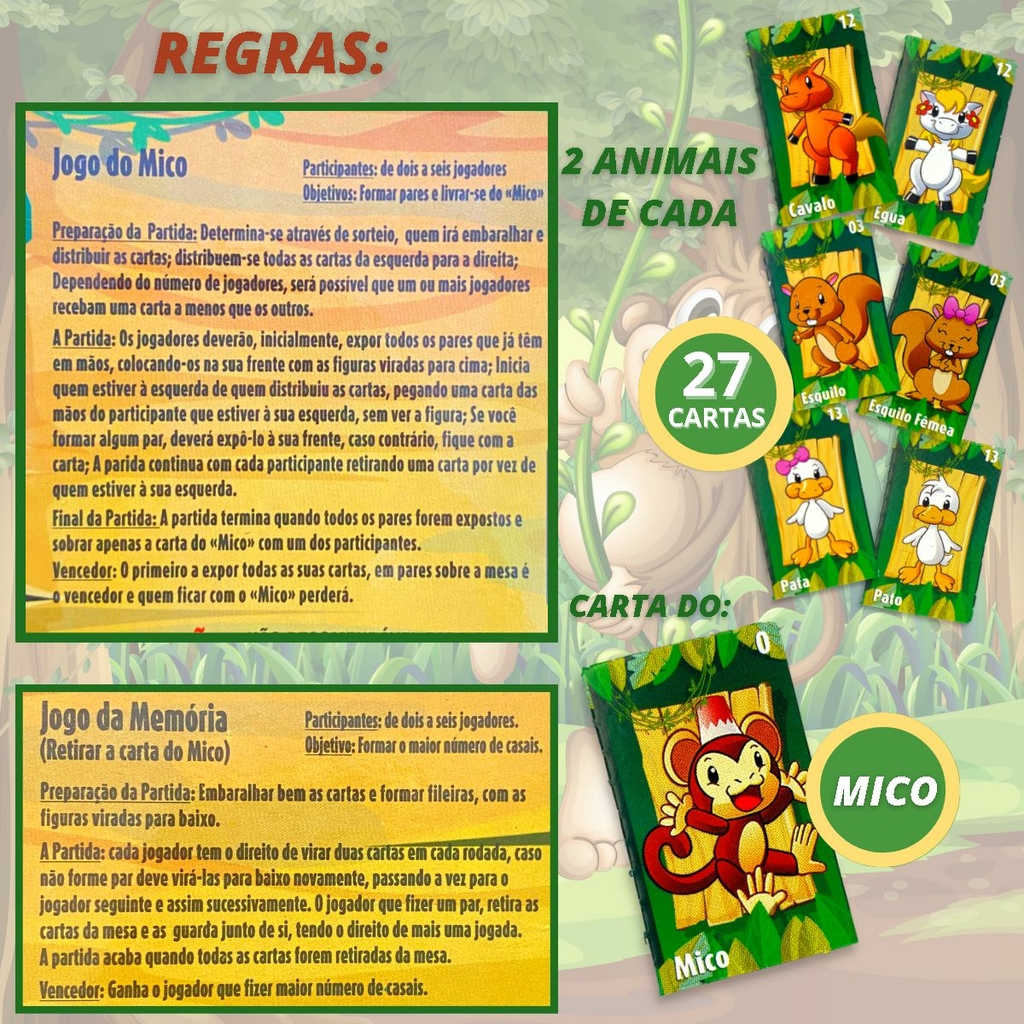 Jogo Para Criança Divertido Memória Musical Jogo Mesa Cartas