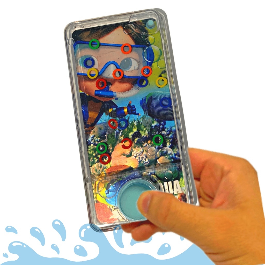 Aquaplay Celular Jogo Brinquedo Argola Infantil C/ 2 Pçs em