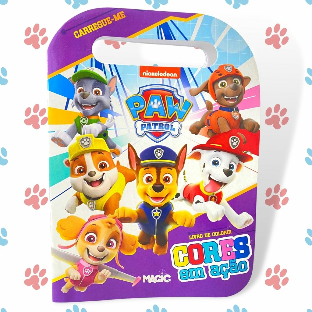 Livro Infantil Colorir Patrulha Canina 101 Desenhos (9788538094005) em  Promoção na Americanas