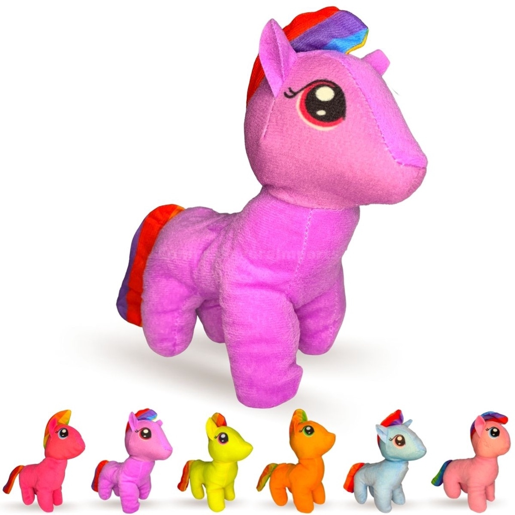 Bonecos Pelúcia Roxo Verde Rosa Rainbow Friends Kit 3 Peças