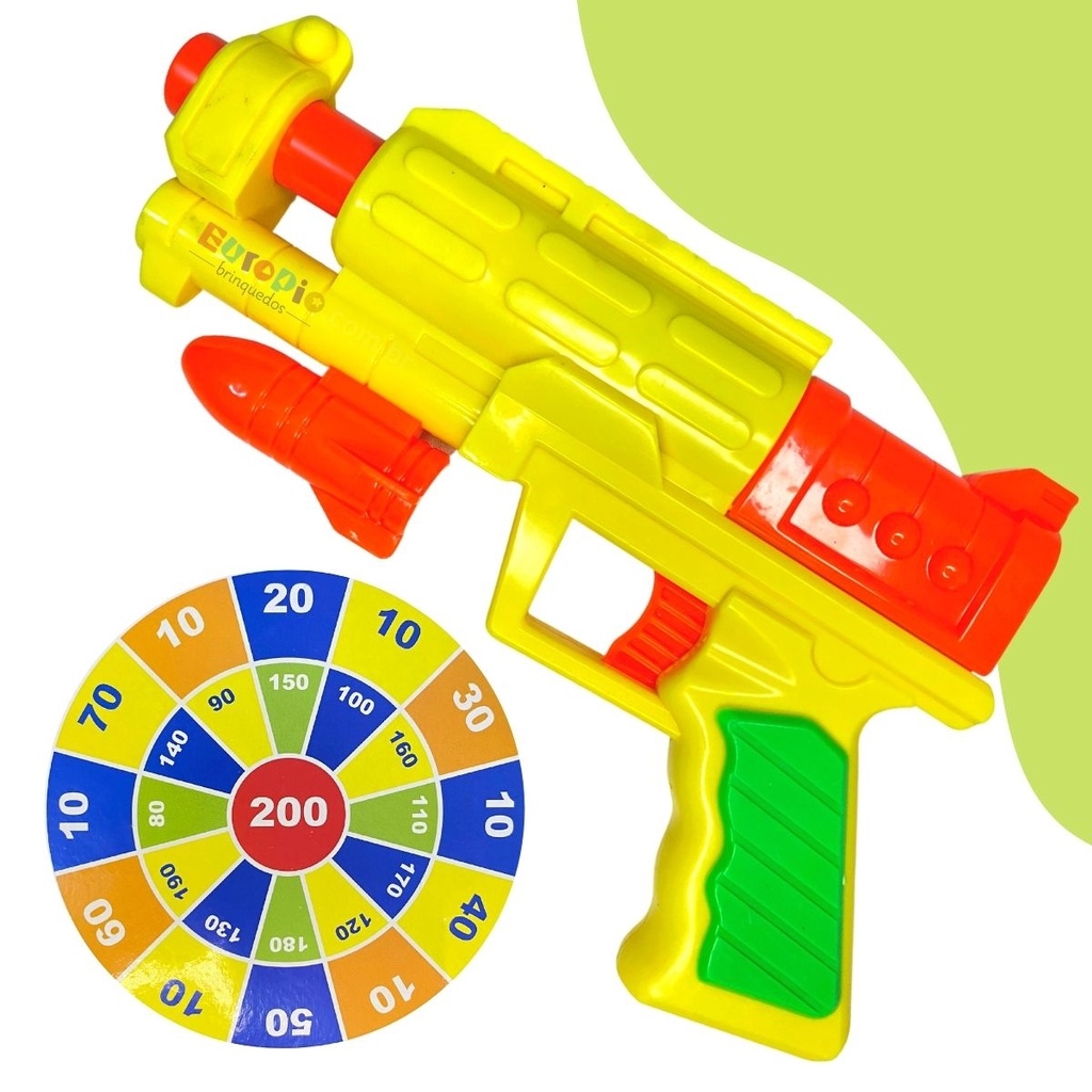 Arminha Pistola Arma Lança Água Brinquedo Water Gun Grande - R$ 38,9