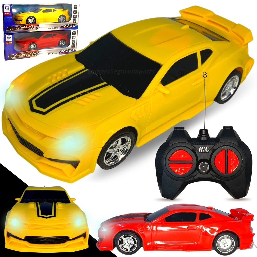 Brinquedo Infantil Carro Controle Remoto Modelo Camaro em Promoção