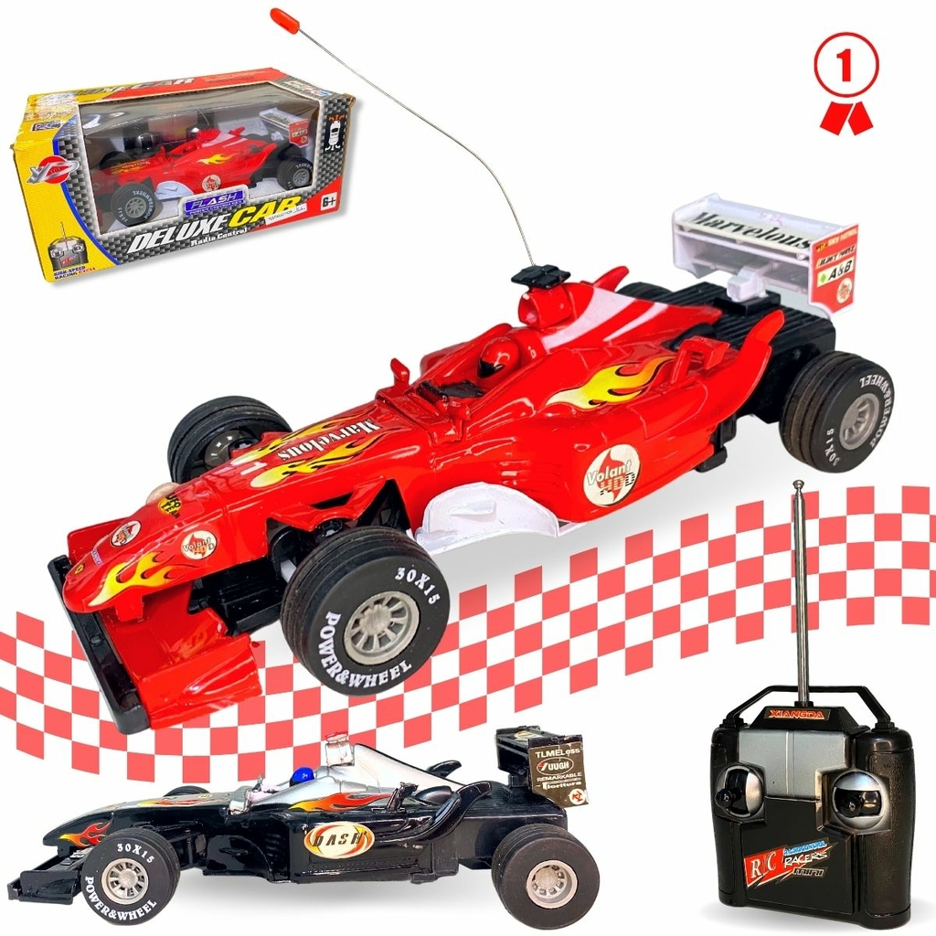 Carro Controle Remoto Sem Fio Carrinho F1 Brinquedo Infantil