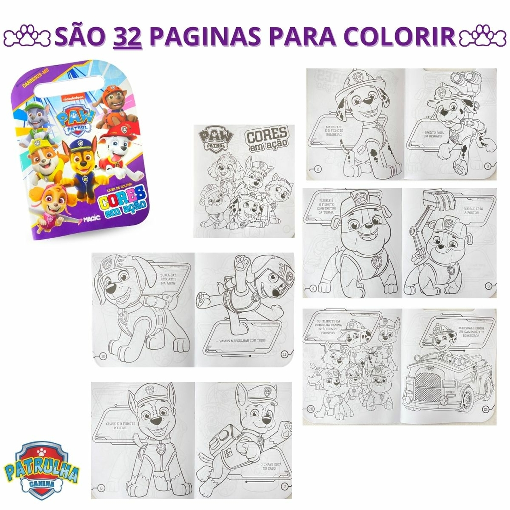 50 Desenhos da Patrulha Canina para Colorir e Imprimir - Online Cursos  Gratuitos