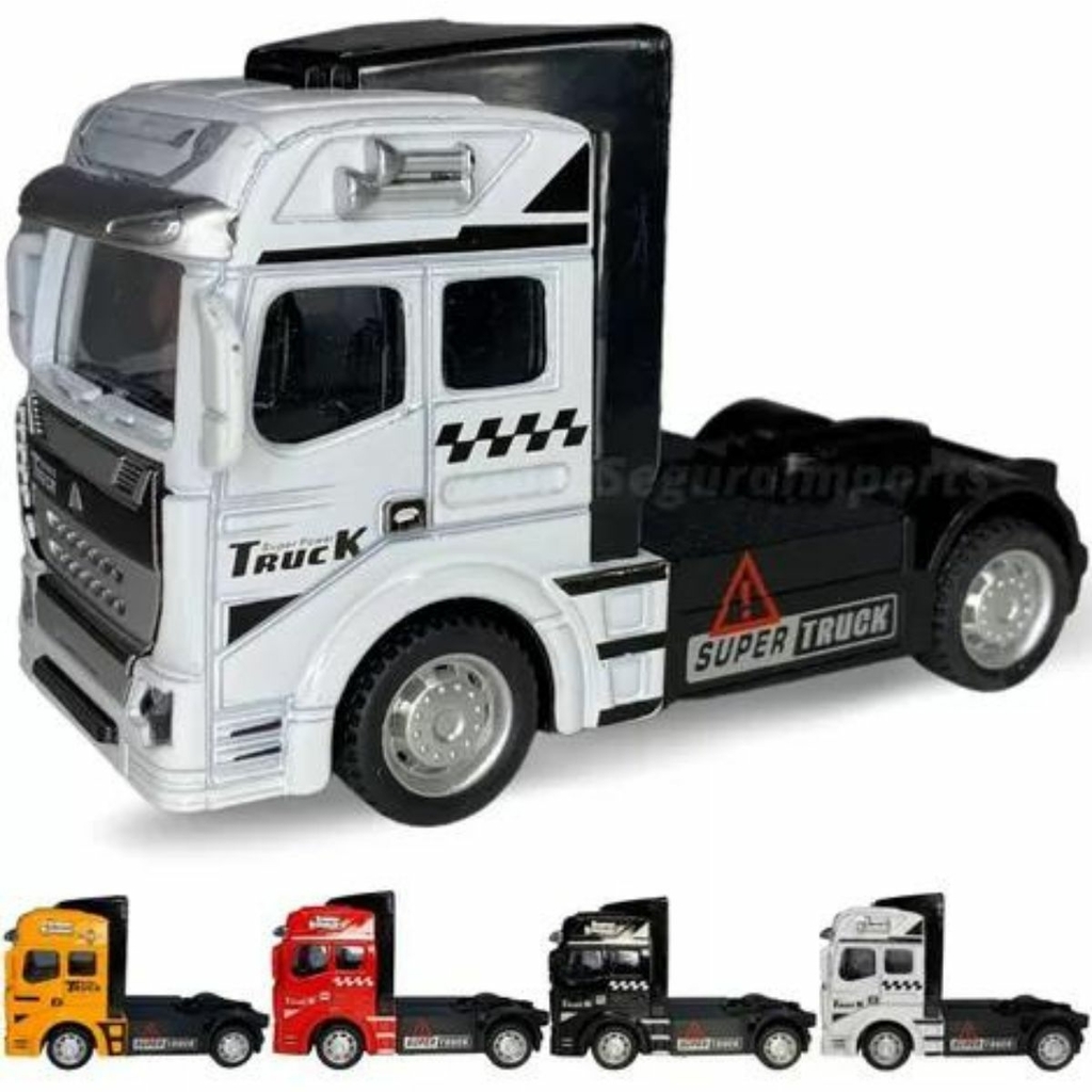 Miniatura Caminhão Carroceria Carreta Super Truck De Ferro