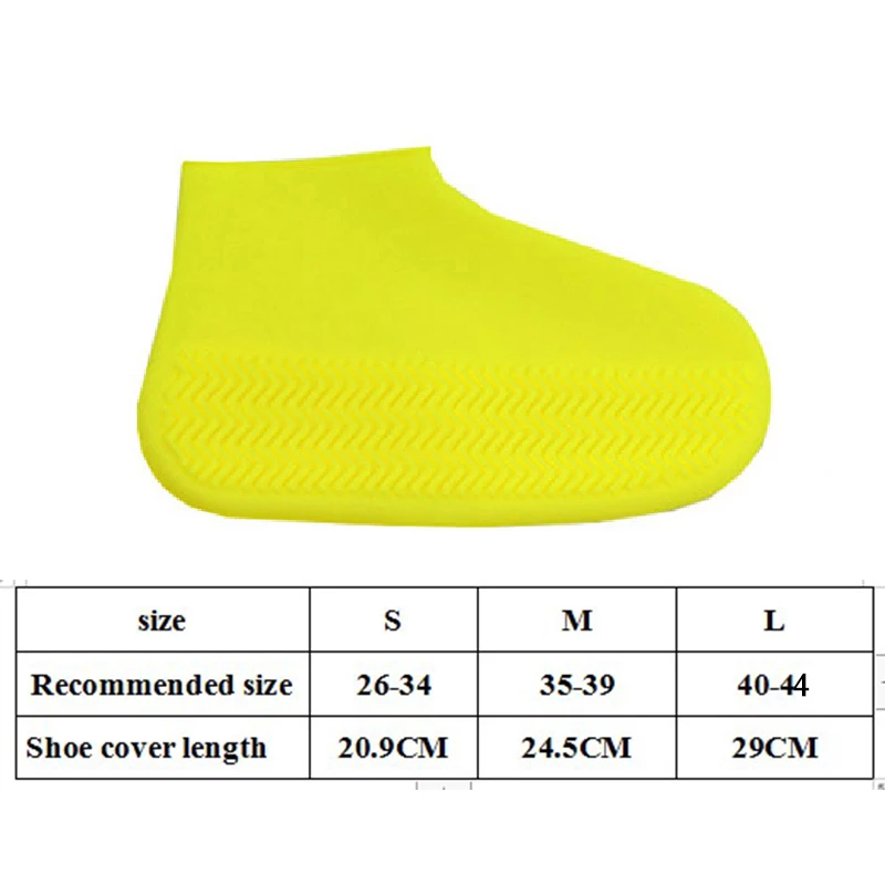 Cubre Zapato Zapatilla Silicona Impermeable Lluvia Calzado - Talle L (del  40 al 44)