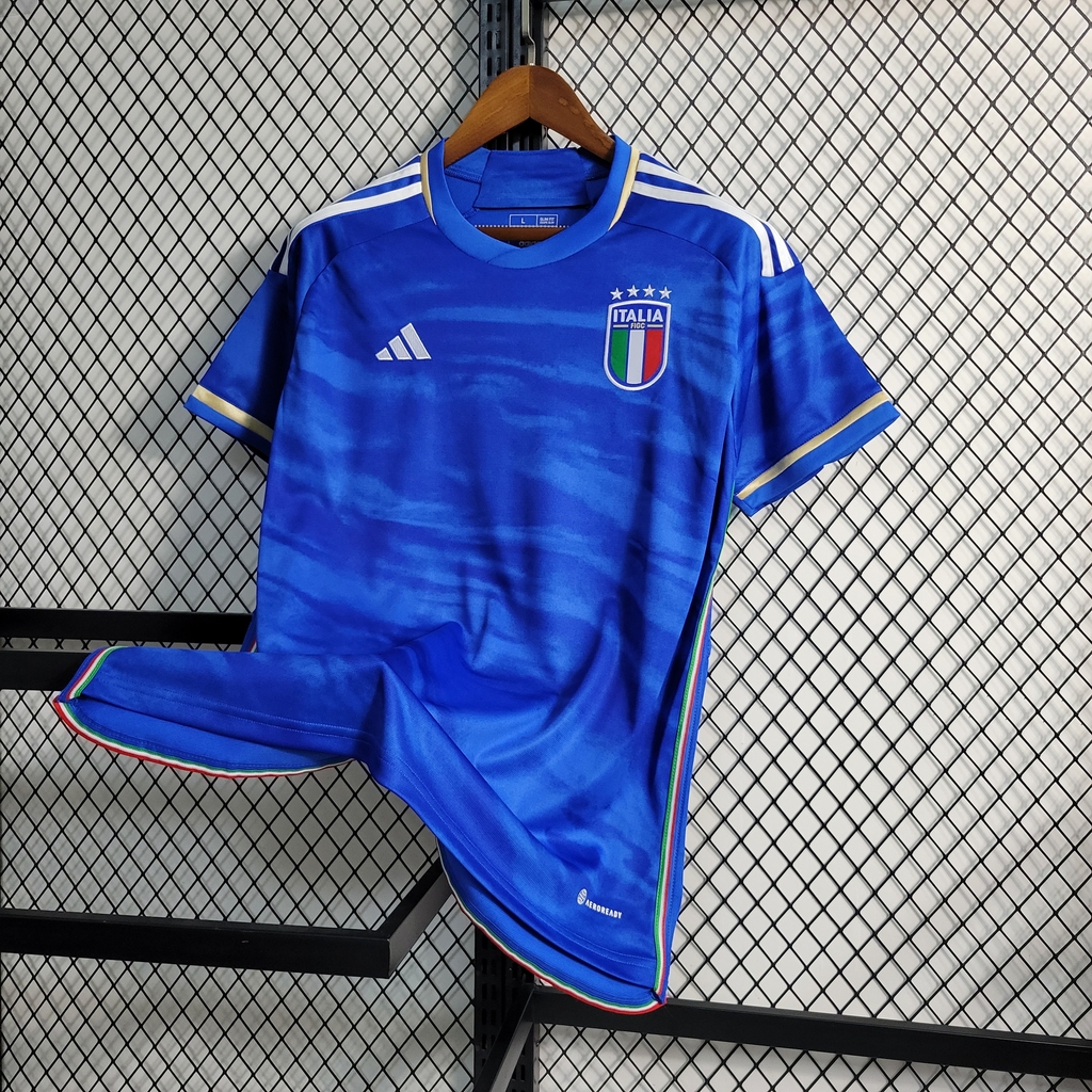 Camisa Seleção da Itália II Away 2023 2024 Fan Branca Marmore