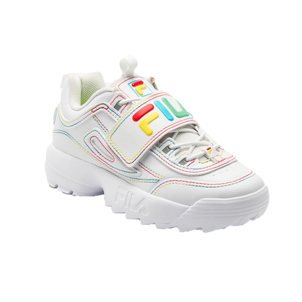 Fila branco shop disruptor infantil