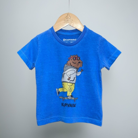 Camiseta Infantil com Estampa Interativa Chase Vampiro e com Capa - Tam 2 a  5 Anos Preto