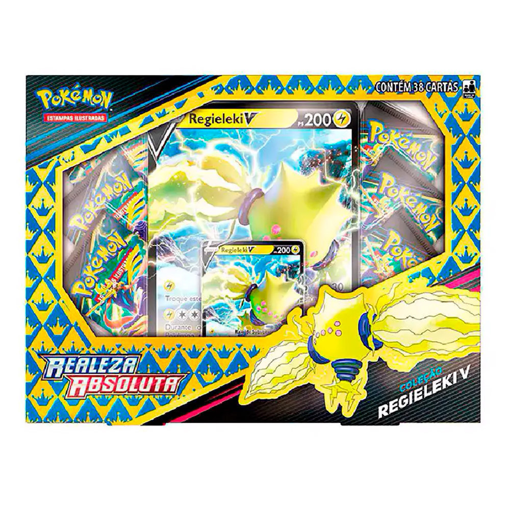 Cartas Pokemon Blister Triplo Realeza Absoluta Cinderace - Copag