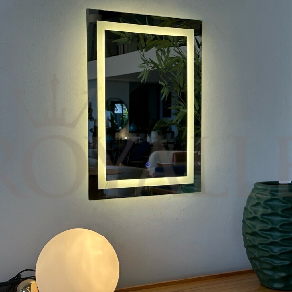 Espelho com iluminação LED RENZO ARCHE 90X50CM