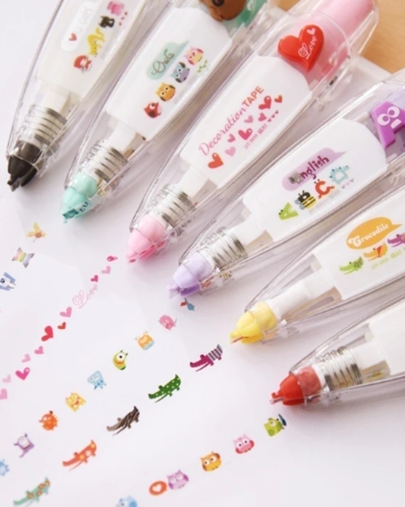 Kit Mini Marca Texto Patinha Gato Sosu 6 Cores Cat Kawaii, Material  Escolar