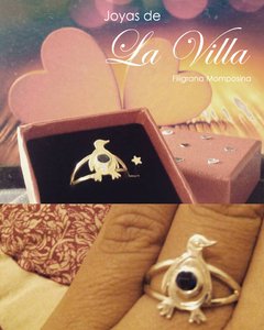anillo en filigrana momposina, anillo de compromiso, oro, plata, Mompos, Mompox, joyas de la villa