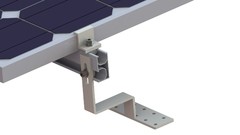 Soporte de aluminio techo inclinado para paneles solares 240W - tienda online
