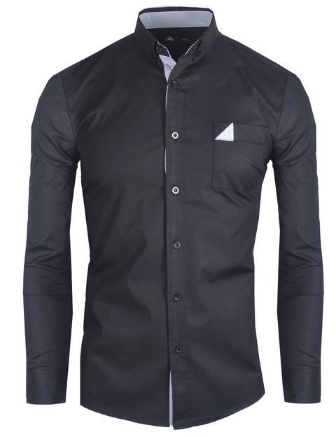 Almrausch señora país casa camisa manga larga camisa corazón negro algodón talla S L XL