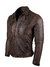 Chaqueta en cuero Envejecido Lchl54 Café La Chaqueteria - comprar online