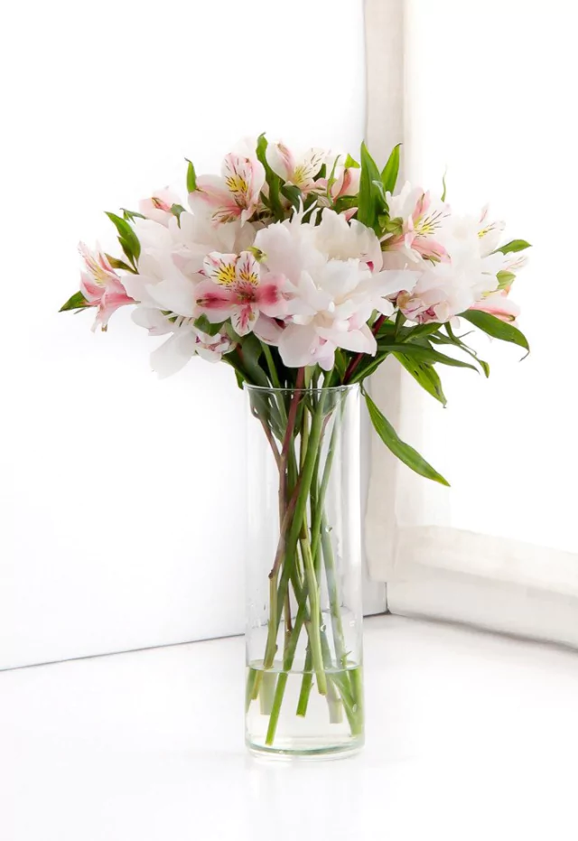 arreglo con peonias - Comprar en Flores Online