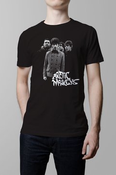 Remera Arctic Monkeys negro hombre