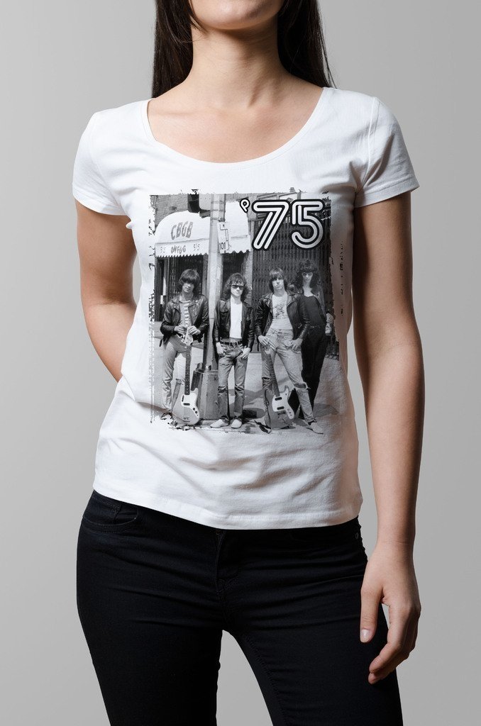 remera ramones mujer